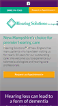 Mobile Screenshot of hearingsolutionsne.com